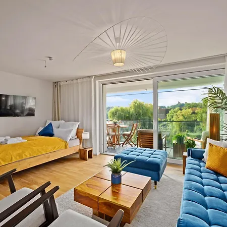 Apartmán Maisuites Eisvogel - Zentrale Luxuswohnung Mit Direktem Seeblick I Bis 4 Personen I Premiumkueche I Boxspringbett I Kaffeevollautomat I Parkplatz I Barrierearm & Aufzug